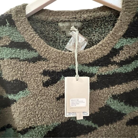 NWT Barefoot Dreams  |Cozychic Seaside  Crewneck Pullover - Picture 4 of 10